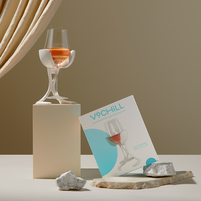 Stemmed Wine Chiller - Blush