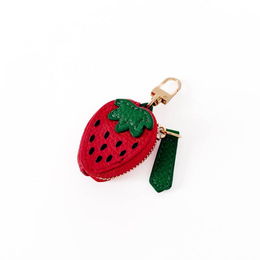Cutie Fruit Bag Charm: Strawberry