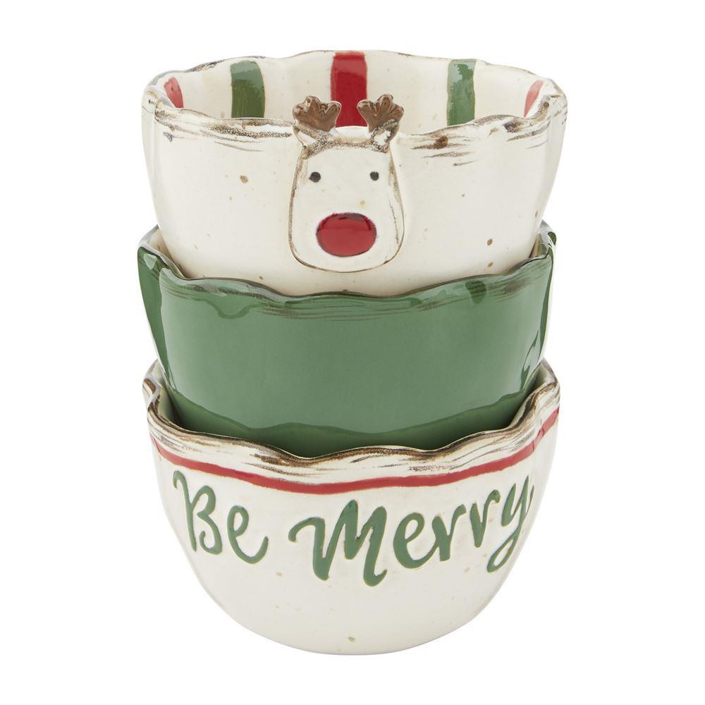 Mud Pie Reindeer Mini Dip Cup Set