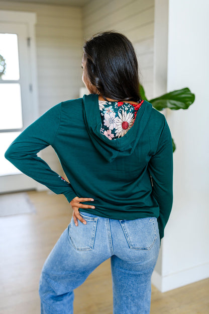 Audre Hoodie Boho Print