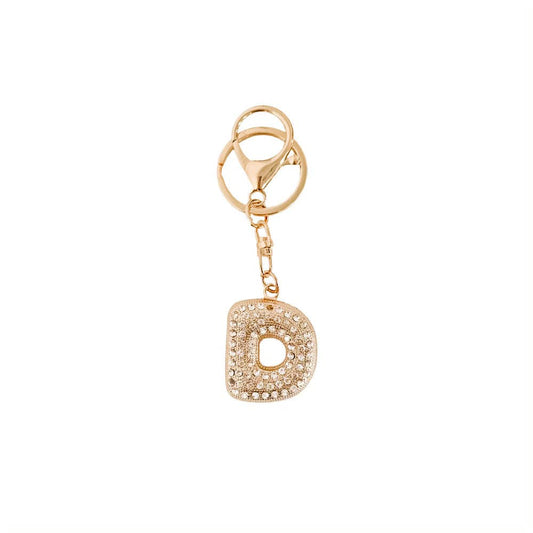 Diamond Initial Bag Charm: D