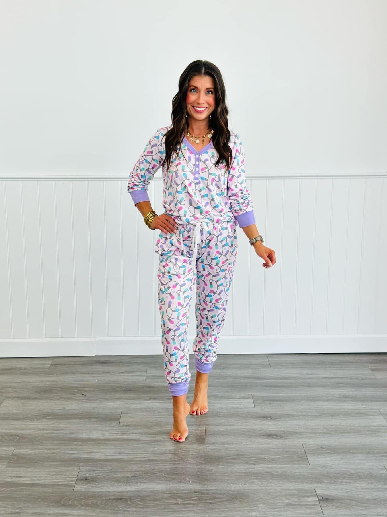 Shirley & Stone Lights Pajamas