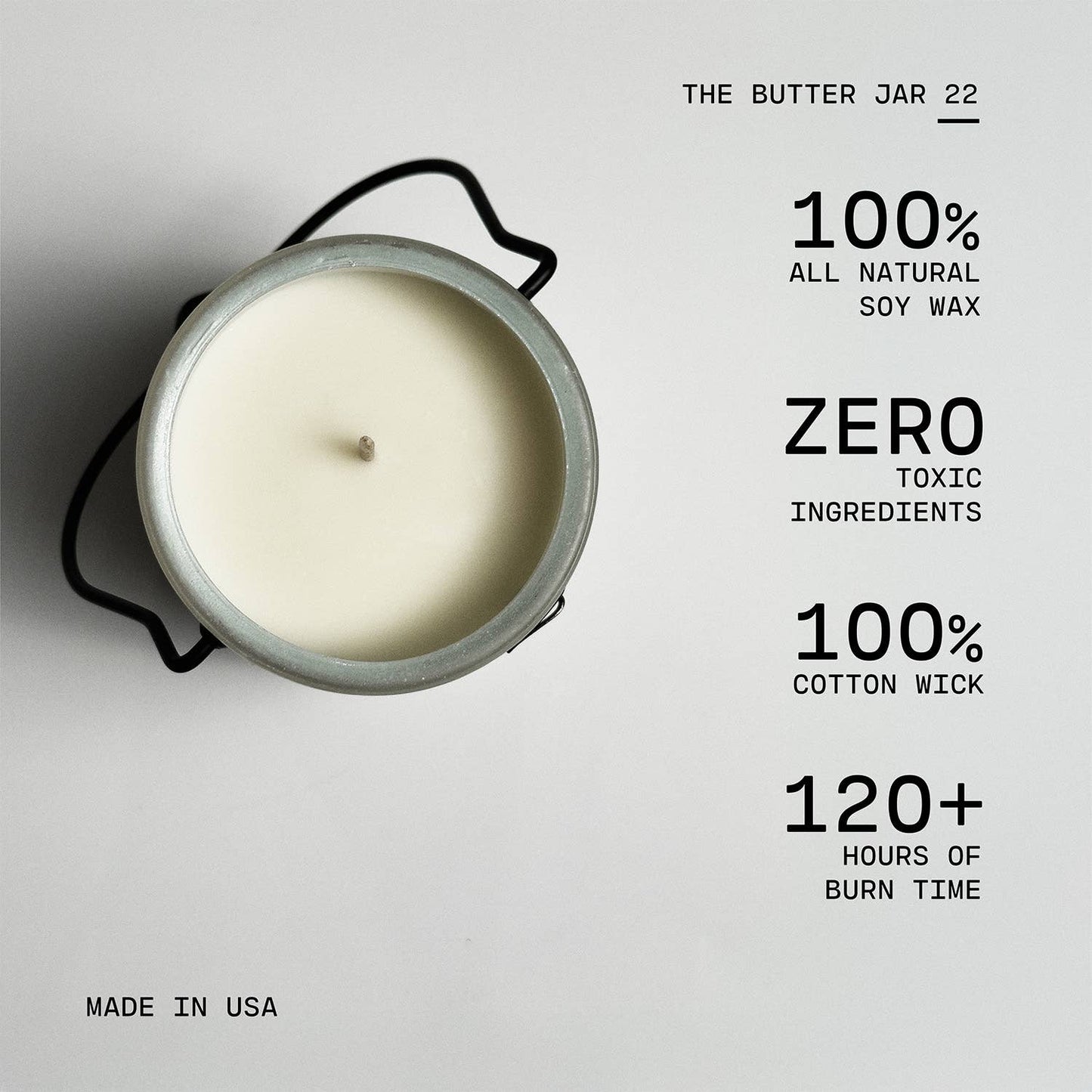 22 oz Butter Jar Candle: Welcome Home