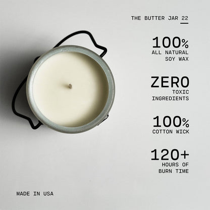 22 oz Butter Jar Candle: Welcome Home