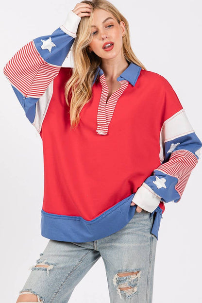 French Terry Star Sweatshirt
