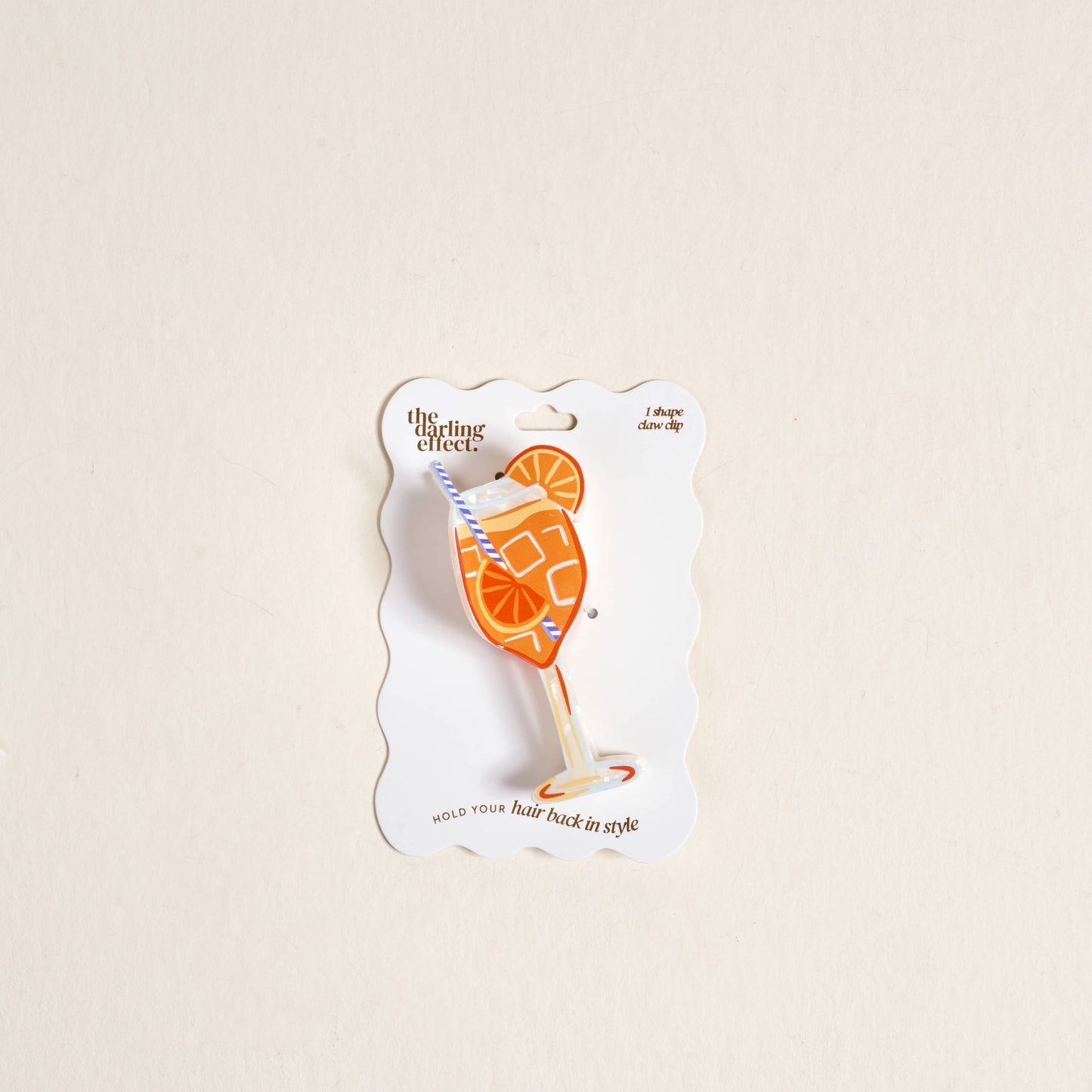 Shape Up Claw Clip–Aperol Spritz