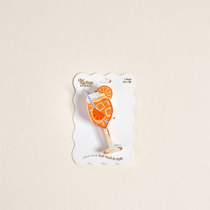Shape Up Claw Clip–Aperol Spritz