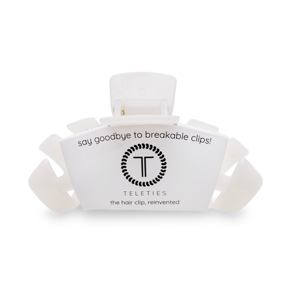 Classic Hair Clip | Large | Coconut White
