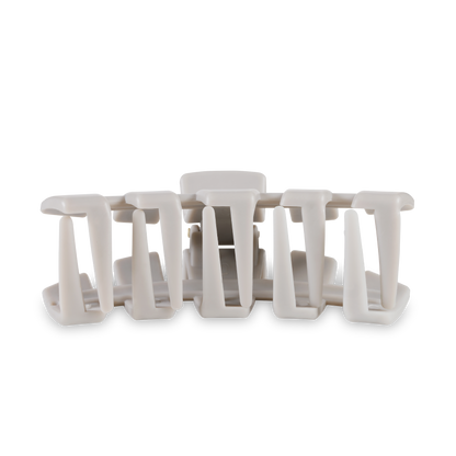 Classic Hair Clip | Large | Silver Flames