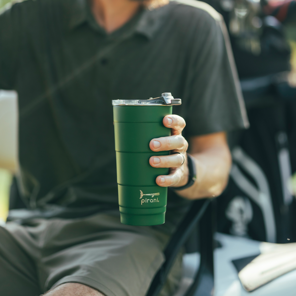 Insulated Stackable Tumbler 26 oz  - Forever Green