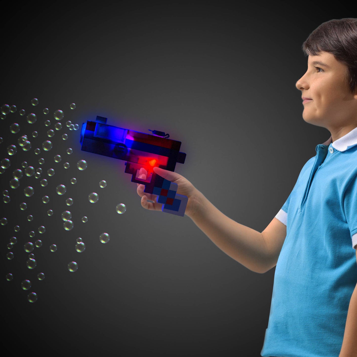 LED Patriotic Pixel Bubble Shooter with Lights and Sounds