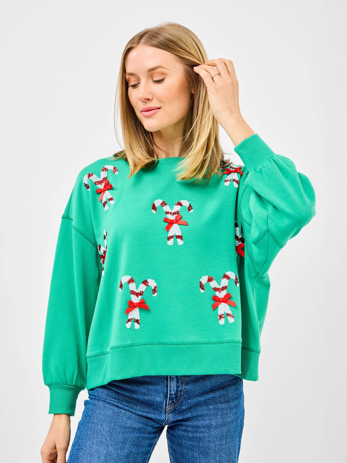 Millie Sweatshirt | Candy Canes