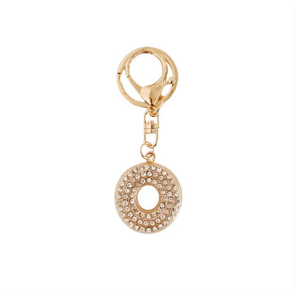 Diamond Initial Bag Charm: C