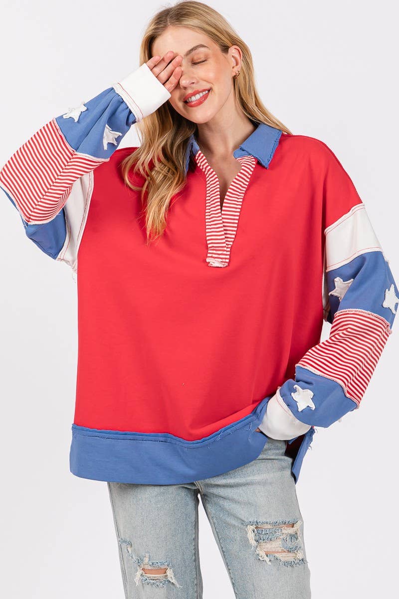 French Terry Star Sweatshirt