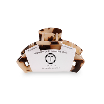 Open Hair Clip | Tiny | Blonde Tortoise