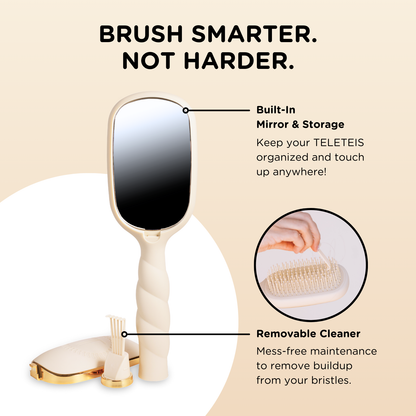 Detangler Hair Brush for Fine Hair - Tan
