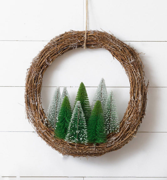 Wreath - Bottle Brush Trees (PC)
