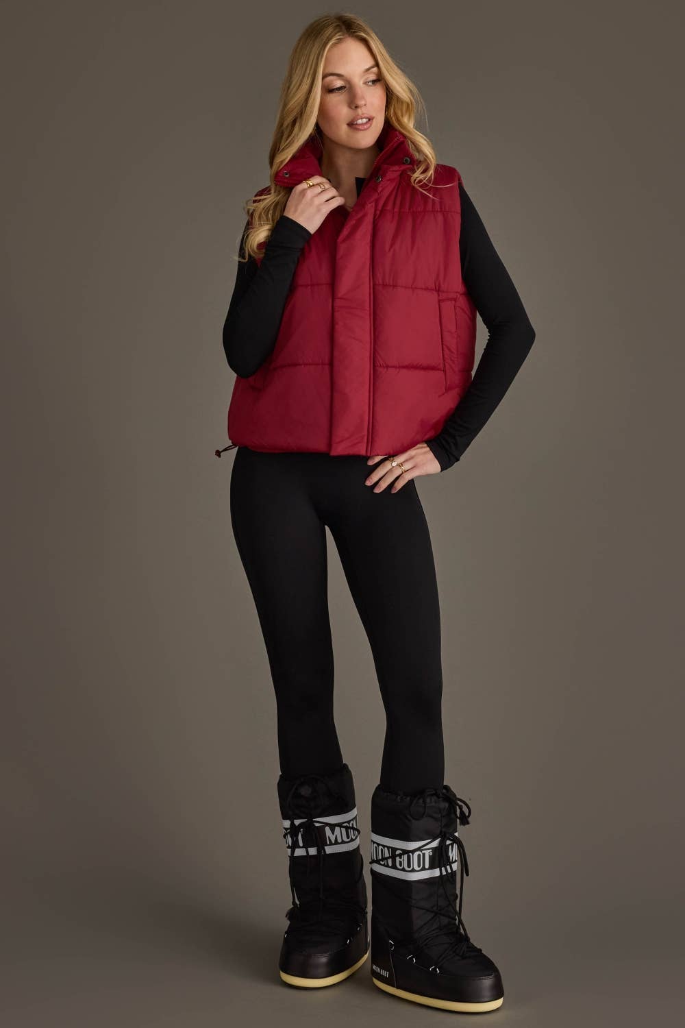 Burgundy Vest