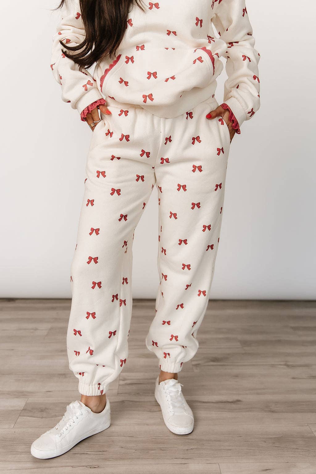 Ampersand Avenue Comfort Zone Joggers - Bundled In Bows