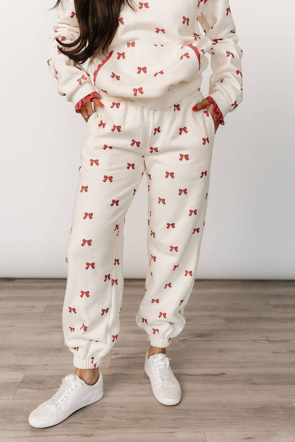 Ampersand Avenue Comfort Zone Joggers - Bundled In Bows