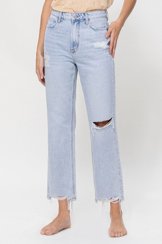 Vervet by Flying Monkey 90s Vintage Relaxed Crop Jeans