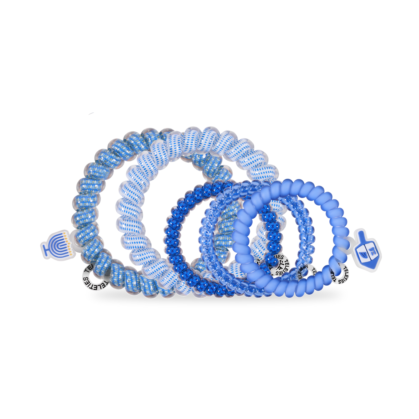 Spiral Hair Coils | Mix Pack | Drop It Like a Dreidel