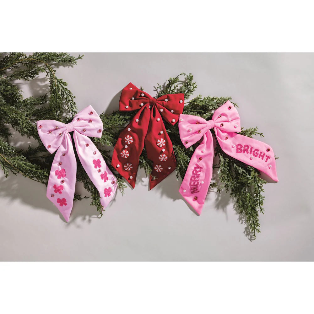 Mud PIe Holiday Bows