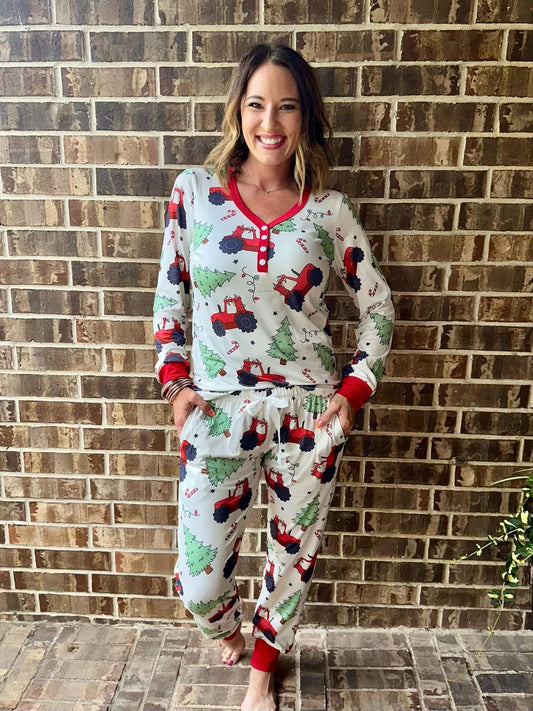 Shirley & Co Truck LS Jogger Pajamas