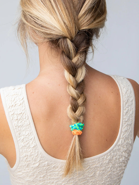 Textured Hair Ties, Set of 10