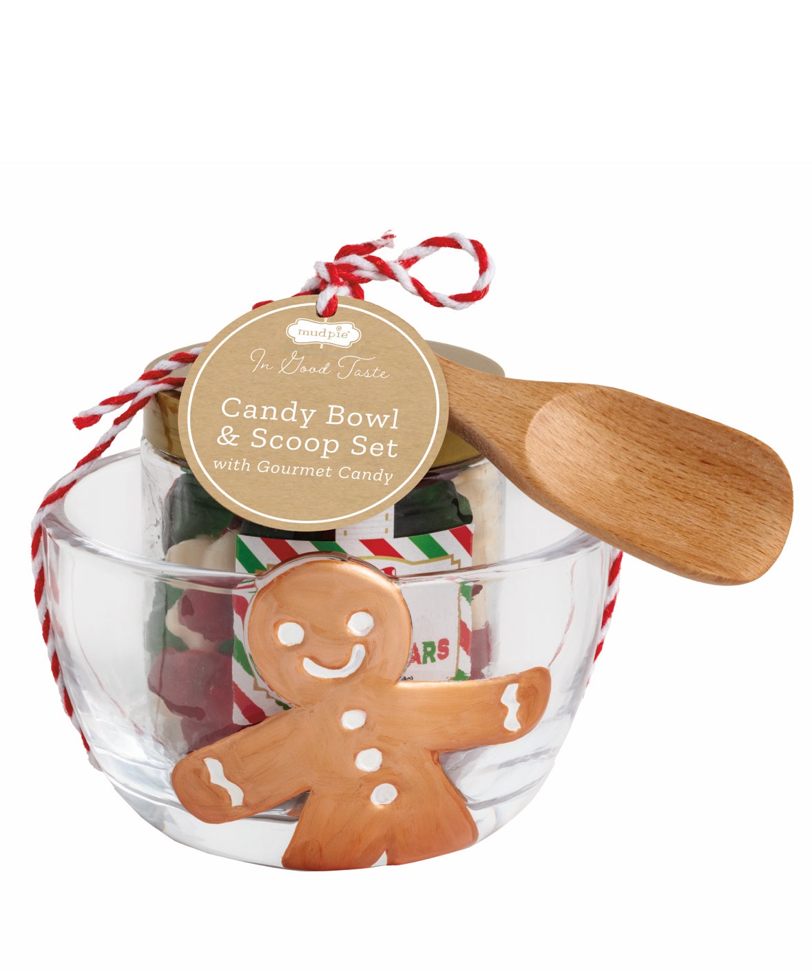 Mud Pie Gingerbread Candy Bowl Gift Set