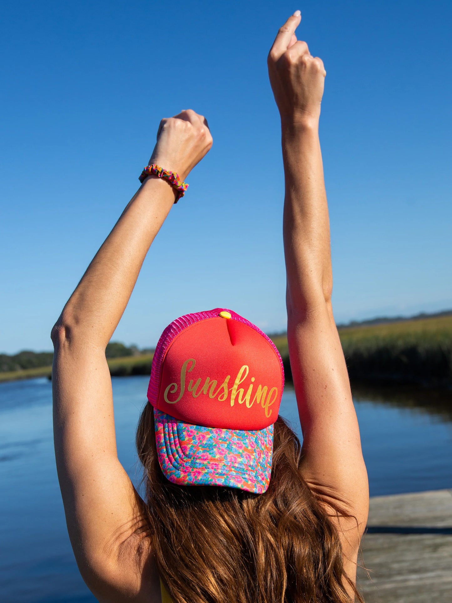 Sunshine Adjustable Trucker Hat