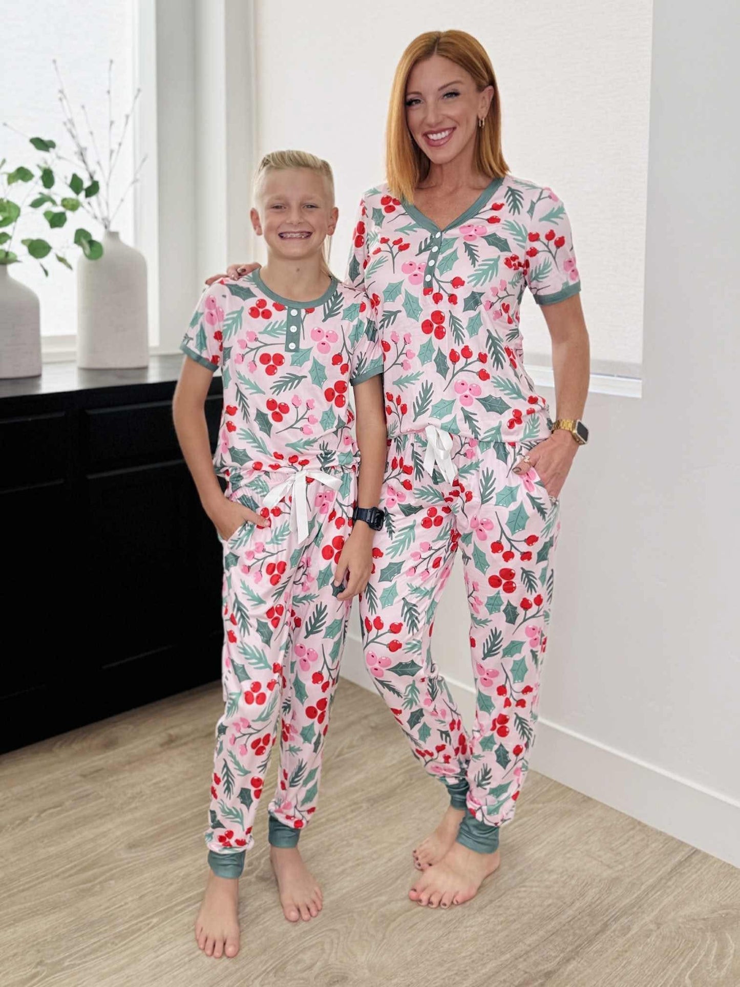 Shirley & Stone Cherry Pajamas - Youth