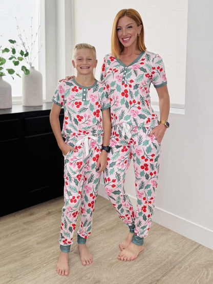 Shirley & Stone Cherry Pajamas - Youth