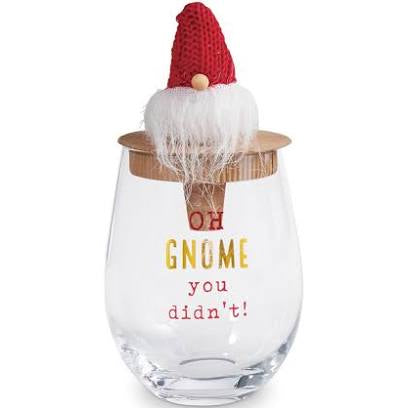 Mud Pie OH GNOME you didn't! Wine Glass