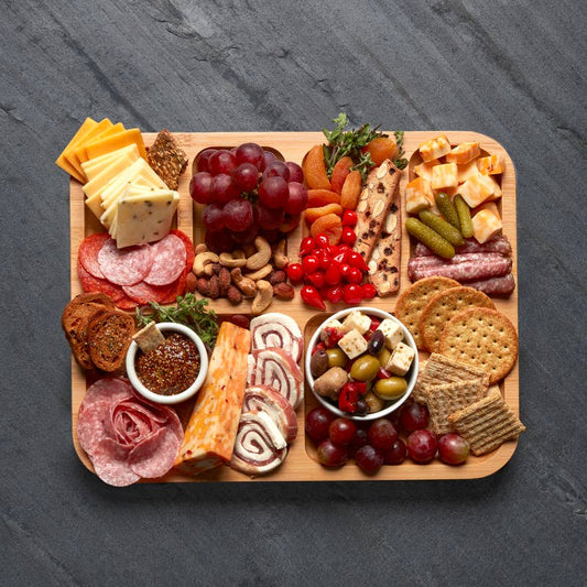 11x14 Bamboo 6 slot charcuterie board