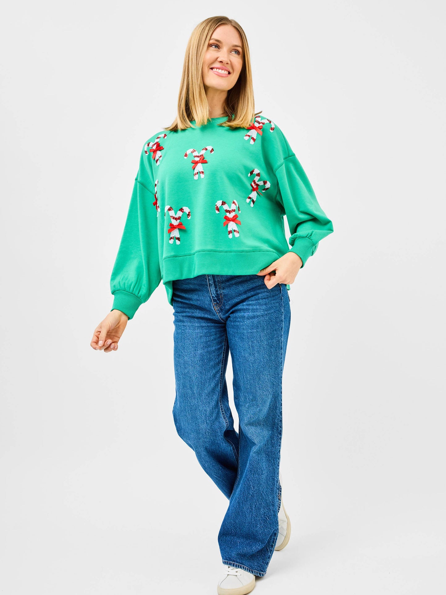 Millie Sweatshirt | Candy Canes