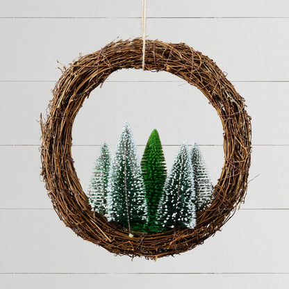 Wreath - Bottle Brush Trees (PC)