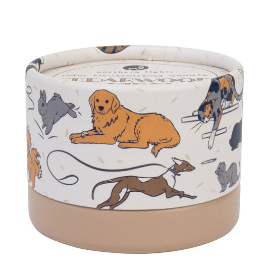 PawsON Pet Odor Neutralizing Candle: Cedarwood & Birch