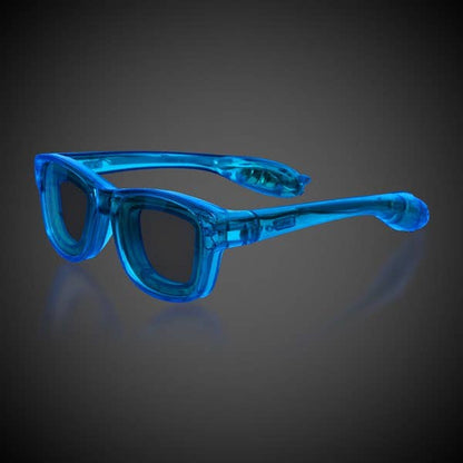 Blue LED Retro Sunglasses