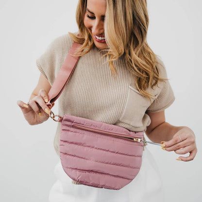 Jolie Puffer Belt Bag NEW COLORS!: Black