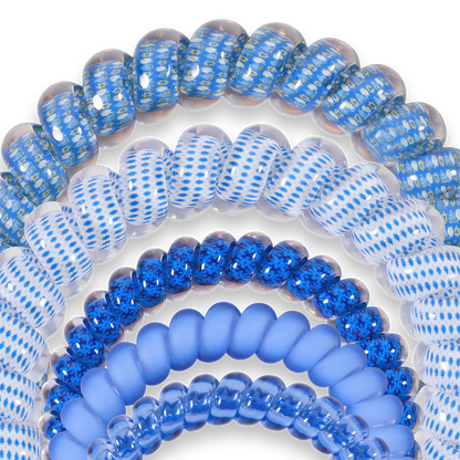 Spiral Hair Coils | Mix Pack | Drop It Like a Dreidel