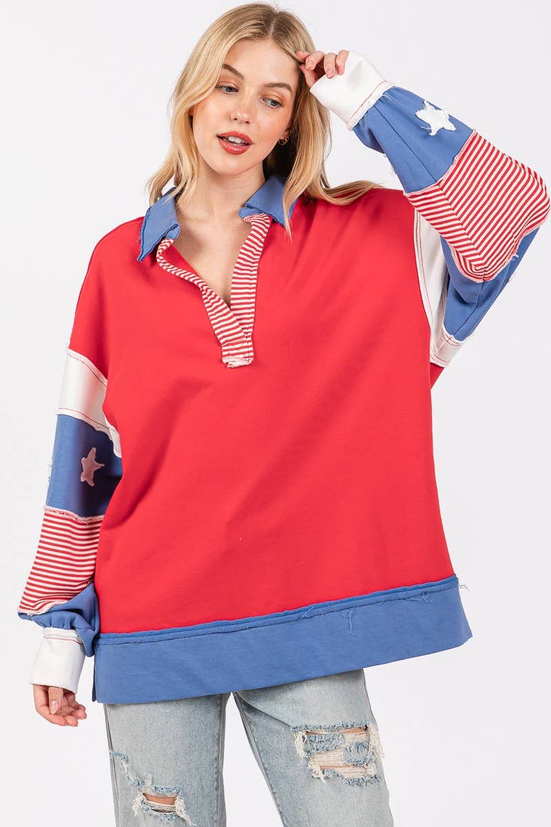 French Terry Star Sweatshirt