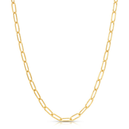 Charm Garden - Gold Paperclip Chain (18-20 in)