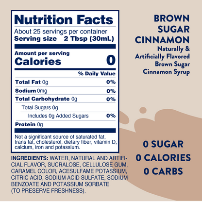 Sugar Free Brown Sugar Cinnamon Simple Syrup