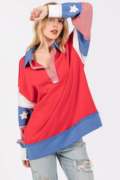 French Terry Star Sweatshirt