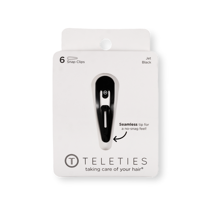 Snap Clip | Jet Black | 6 Count