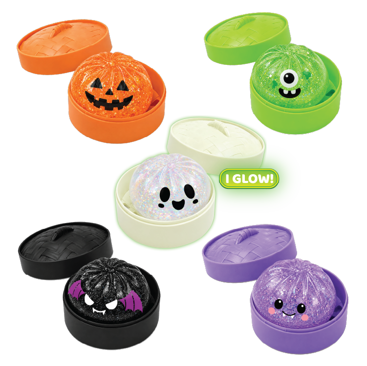 Fun Doh Petite (Mini) Halloween Squishy Dumplings 12/Display: Wholesale Price