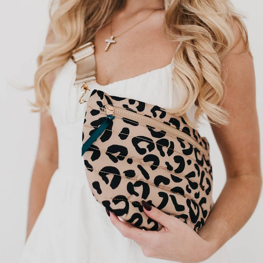 Jolie Puffer Belt Bag NEW COLORS!: Leopard
