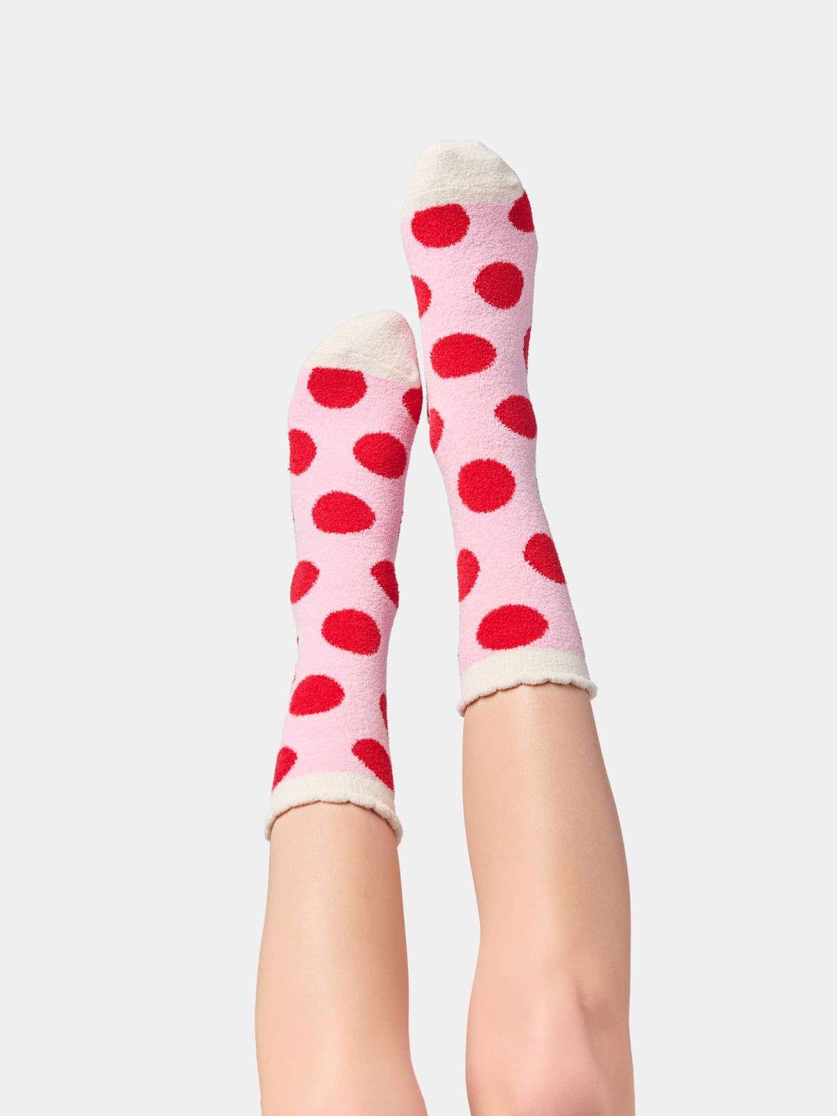 SNOWMAN SOCKS, PINK