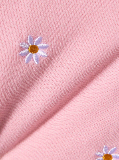 DAISY SWEATSHIRT, PINK: Small